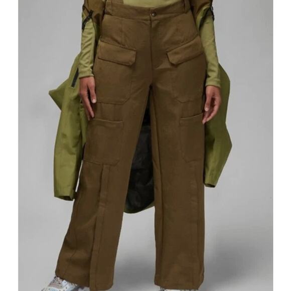 Women's Jordan Olive Utility/Cargo Pants, Wide Leg, Size M - Picture 1 of 9